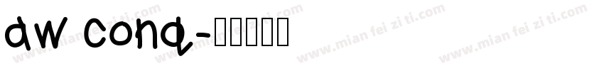 aw conq字体转换